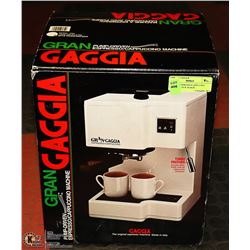 GAGGIA ESPRESSO/CAPPUCINO MACHINE NEW IN BOX
