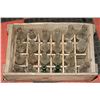Image 1 : ANTIQUE COKE CRATE FULL OF VINTAGE BOTTLES