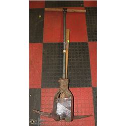 BUNDLE OF YARD TOOLS - 7 LB.-PICK AXE WITH
