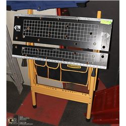 WORKFORCE FOLD-OPEN METAL WORK BENCH