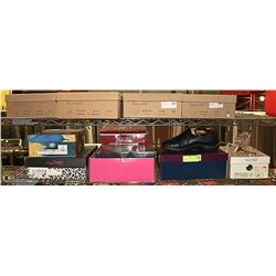 11 PAIRS OF NEW LADIES SHOES ASSTD SIZES