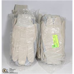 2 PKGS OF LEATHER AND CLOTH GLOVES LG