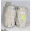 Image 1 : 2 PKGS OF LEATHER AND CLOTH GLOVES LG