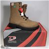 Image 1 : NEW STEEL TOED SAFETY BOOTS SIZE 8.5