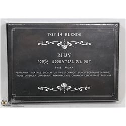 RHJY 100% ESSENTIAL OIL SET TOP 14 BLENDS