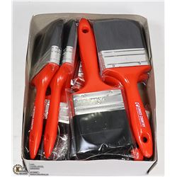 BOX OF 12 NEW 3" PAINT BRUSHES