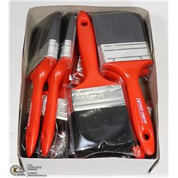 BOX OF 12 NEW 3" PAINT BRUSHES