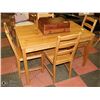 Image 1 : KITCHEN TABLE WITH FOUR CHAIRS