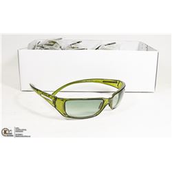 BOX OF DESIGNER SUNGLASSES GREEN COLOR WITH
