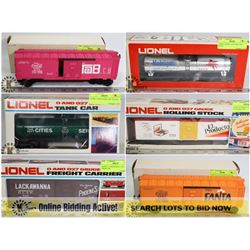 FEATURED LIONEL TRAIN CARS