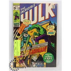 INCREDIBLE HULK # 138 SANDMAN VF COMIC
