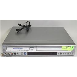 SANYO DVD AND 4 HEAD VCR PLAYER. NO REMOTE