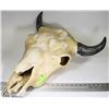 Image 1 : DECORATIVE CERAMIC BISON SKULL.