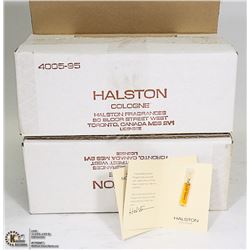 TWO BOXES OF VINTAGE SAMPLER PERFUMES.