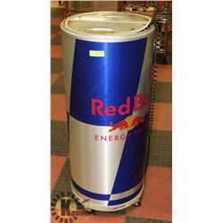 4 FT TALL RED BULL ELECTRIC COOLER RARE UNTESTED