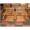 Image 1 : 5 SOLID OAK CHAIRS - SOLID WOOD - ALL WOOD