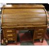 Image 3 : ANTIQUE BANKERS ROLLTOP DESK, CIRCA EARLY 1900