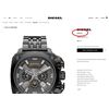 Image 3 : NEW DIESEL GUNMETAL POLISH 56MM 3-CHRONO MSRP $455