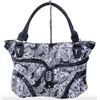 Image 1 : BLACK & WHITE PAISLEY PURSE