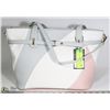 Image 1 : LUXANNE GREY/WHITE/PINK LADIES PURSE
