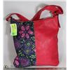 Image 1 : SUMMERTIME PINK & FLORAL CROSSBODY PURSE