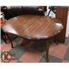 Image 1 : CHERRYWOOD KITCHEN TABLE & LEAF 60"X39"X30"