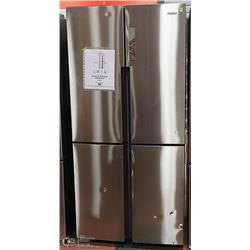 HAIER 16.4 CB FT S/S QUAD DOOR FRIDGE