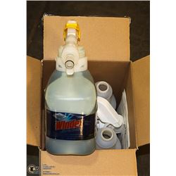 CASE OF COMMERCIAL WINDEX WITH 2 APPLICATOR