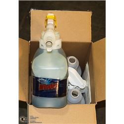 CASE OF COMMERCIAL WINDEX WITH 2 APPLICATOR