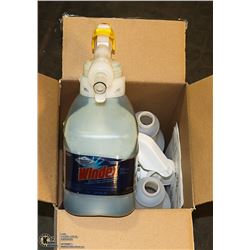 CASE OF COMMERCIAL WINDEX WITH 2 APPLICATOR