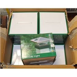 CASE OF 7 SUNSPOT SOLAR POST CAP LIGHTS