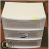 Image 1 : LARGE 3 DRAWER CART-NO WHEELS
