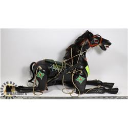 2 FT. TALL HAND MADE HORSE PUPPETT WITH ALL