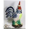Image 1 : 13" CERAMIC ROOSTER NO CHIPS NO CRACKS