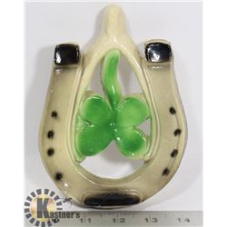 1950'S LUCKY HORSE SHOE 4 LEAF CLOVER WISHBONE