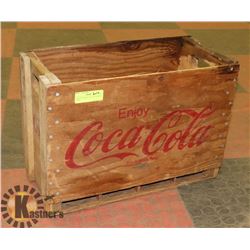VINTAGE WOOD COCA-COLA CRATE WITH