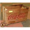Image 1 : VINTAGE WOOD COCA-COLA CRATE WITH