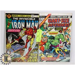 #4 GIANT SIZE DEFENDERS #119 IRON MAN COMICS
