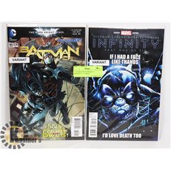 2 X VARIANTS BATMAN # 11 INFINITY # 1 COMICS