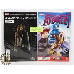 2 X VARIANTS UNCANNY X-MEN #12 AND #14 COMICS