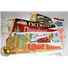 Image 1 : LOT OF 8 VINTAGE COLLECTIBLE PENNANTS