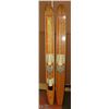 Image 1 : 5 FT AQUA RITE WOOD WATER SKIS VINTAGE