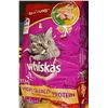 Image 1 : THREE 9.1KG BAGS OF WHISKAS MEATY SELECTIONS CAT