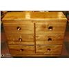 Image 1 : SOLID WOOD 6 DRAWER DRESSER. FURNITURE