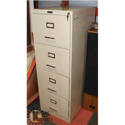 FILING CABINET WITH 4 DRAWERS & KEYS