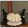 Image 1 : PAIR OF 1951 VINTAGE LADY TABLE LAMPS