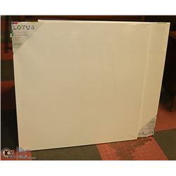 LOT OF 2 ARTISTIC PAINTING CANVASES 36" X 36"