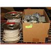 Image 1 : LOT OF ELECTRICAL SPOOLED WIRE & ASSORTED