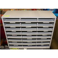 CABINET PAPER SORTER -24 SLOT PAPER SORTER FOR