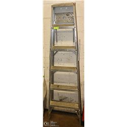 6FT ALUMINUM A-FRAME LADDER